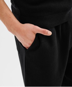 Bermuda en coton nid dabeille à taille élastiquée homme[MISSING]
